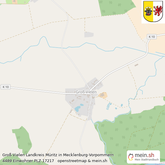 Gro Vielen  Lageplan